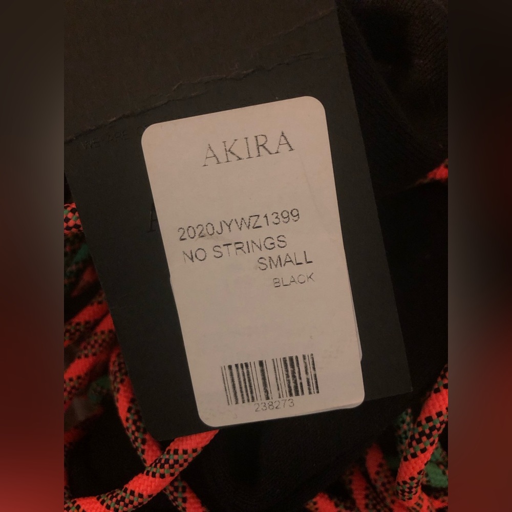 AKIRA NO STRINGS ATTACHED LACE UP JUMPSUIT SIZE: SMALL - Picture 8 of 8